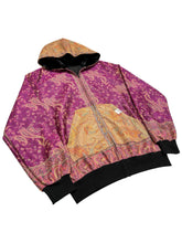 Load image into Gallery viewer, IMPERIAL AMETHYST PAISLEY PASHMINA HOODIE (Large)