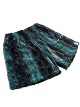 Load image into Gallery viewer, MIDNIGHT TEAL FUR SHORT (S-2XL)