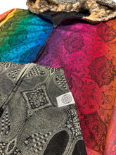 Load image into Gallery viewer, RAINBOW GLITCH PAISLEY PASHMINA HOODIE (Large)