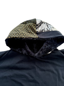 One of a Kind FLORA LORD PATCHWORK PULLOVER (Large)