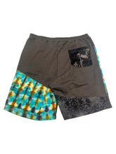 Load image into Gallery viewer, Dimensional Dyes Patchwork shorts collab (XL/2XL)