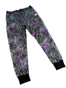 Limited Edition BURNOUT PAISLEY JOGGERS (Large)