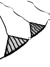 Load image into Gallery viewer, Black Goth Lace Bikini Top (XS-2XL)