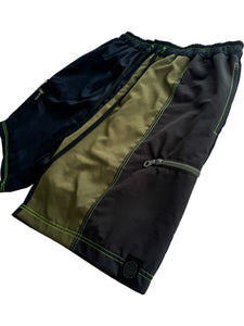 One of a Kind IMPLIED CAMO Patchwork Shorts (Large 32-34”)