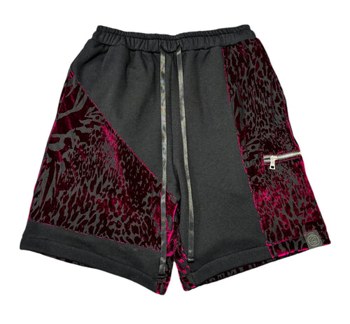 MERLOT DREAMS PATCHWORK SHORTS (S-3XL)