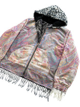 Load image into Gallery viewer, REVERSIBLE SMOKEY FUR AND PASHMINA JACKET (Large)