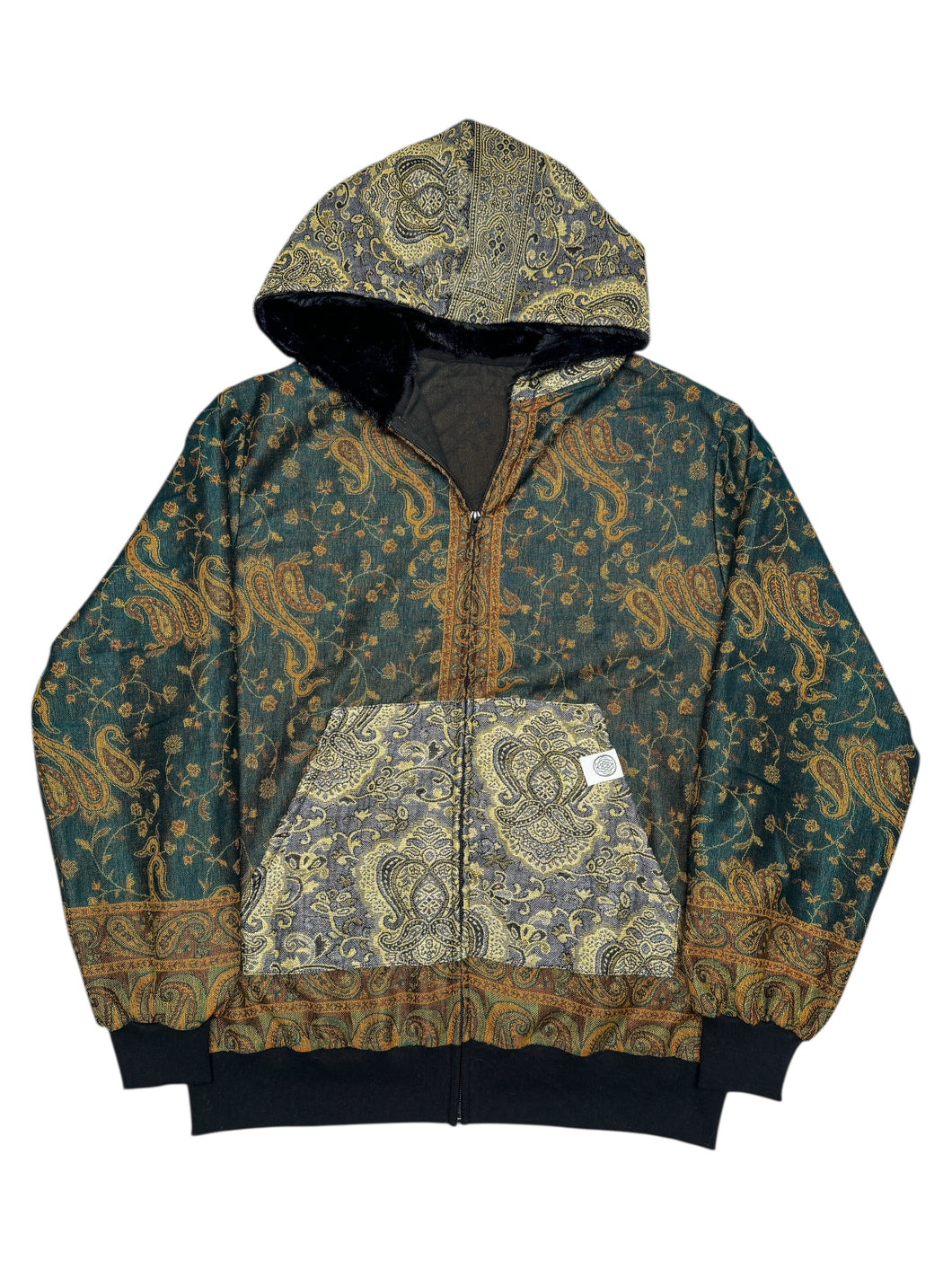 TEAL CHILL PASHMINA HOODIE (XL)