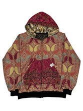 Load image into Gallery viewer, MERLOT PAISLEY PASHMINA HOODIE (Large)