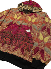 Load image into Gallery viewer, MERLOT PAISLEY PASHMINA HOODIE (Large)