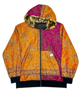 Tequila Sunrise One of a Kind Paisley Pashmina Jacket (2XL)