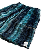 Load image into Gallery viewer, MIDNIGHT TEAL FUR SHORT (S-2XL)