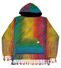 Load image into Gallery viewer, Rainbow Paisley Pashmina Jacket (Large)