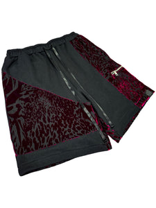 MERLOT DREAMS PATCHWORK SHORTS (S-3XL)