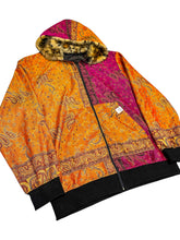 Load image into Gallery viewer, Tequila Sunrise One of a Kind Paisley Pashmina Jacket (2XL)