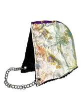 Load image into Gallery viewer, SPLIT BLOSSOM BROCADE HOOD w/ CHAIN