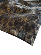 Load image into Gallery viewer, BLACK AND GOLD PYTHON SHORTS (M and XL)