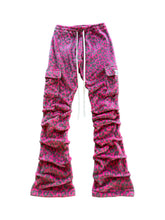 Load image into Gallery viewer, PINK MINK LEOPARD STACK PANTS