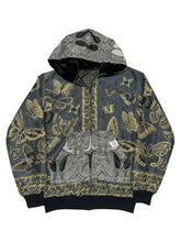 Load image into Gallery viewer, GREY MONARCH PASHMINA HOODIE (Large)