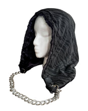 Load image into Gallery viewer, Black Tiger Hood w/ Chain