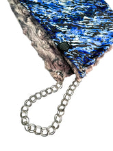 Load image into Gallery viewer, OBSIDIAN FUR WAVE VELVET HOOD w/ CHAIN