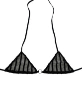 Load image into Gallery viewer, Black Goth Lace Bikini Top (XS-2XL)