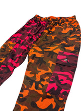 Load image into Gallery viewer, Lava Lands Split Camo Stack Pants (medium 30-32” elastic waist)