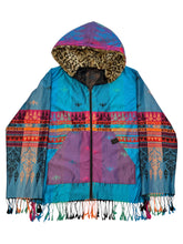 Load image into Gallery viewer, Blue Mystic Pashmina Zip Up Hoodie w/ Fur