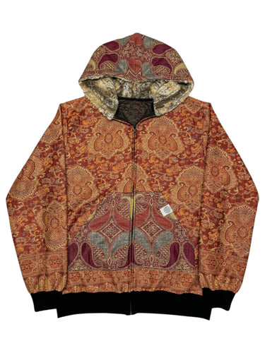 AUTUMN PAISLEY PASHMINA HOODIE (Large)