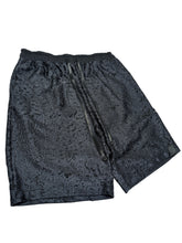 Load image into Gallery viewer, Black Velvet Paisley Shorts (Medium)