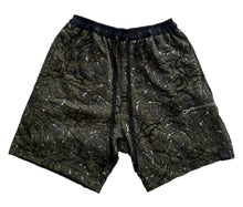 Load image into Gallery viewer, One of a Kind JUNGLE BLOOM Shorts (medium 30-32”)