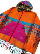 Load image into Gallery viewer, Solar Flare Pashmina Zip Up Hoodie w/ Fur