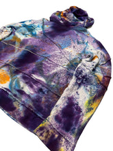 Load image into Gallery viewer, One of a kind Cotton Patchwork Tie-Dye Hoodie (Large)
