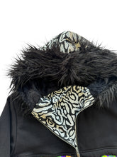 Load image into Gallery viewer, One of a Kind ACID CLAW PATCHWORK FUR JACKET (Large)