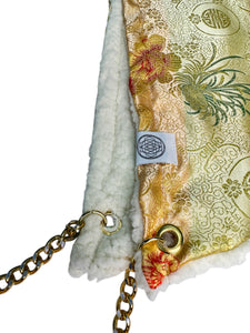 SUNRISE BLOSSOM BROCADE HOOD w/ CHAIN