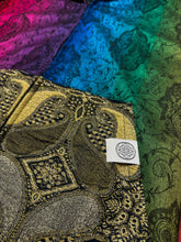Load image into Gallery viewer, ROYAL RAINBOW PAISLEY PASHMINA HOODIE (XL)