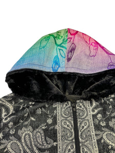 Static Rainbow One of a Kind Pashmina Jacket (Large)