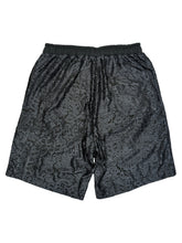 Load image into Gallery viewer, Black Velvet Paisley Shorts (Medium)