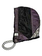 Load image into Gallery viewer, Purple Microdot - Reversible Halo Hood