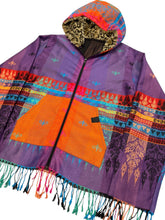 Load image into Gallery viewer, Grape Jamz Pashmina Zip Up Hoodie w/ Fur