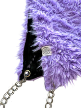 Load image into Gallery viewer, LAVENDER FUR HOOD w/ CHAIN