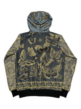 Load image into Gallery viewer, GREY BUTTERFLY PASHMINA HOODIE (Small)