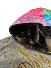 Load image into Gallery viewer, RAINBOW SKIES PASHMINA HOODIE (Medium)
