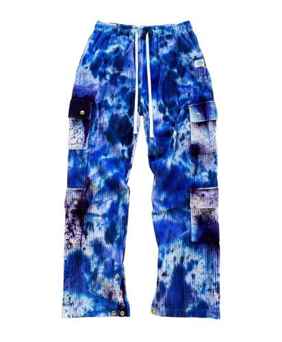 CANDY COATED DYED DENIM CORDUROY BAGGY PANTS (Medium)