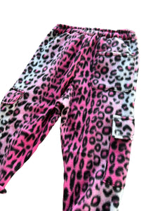 PINK LEOPARD STACK PANTS (Mens Sizes)