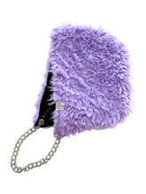 Load image into Gallery viewer, LAVENDER FUR HOOD w/ CHAIN