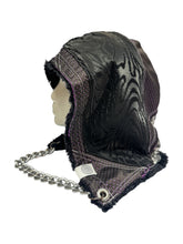Load image into Gallery viewer, Purple Microdot - Reversible Halo Hood