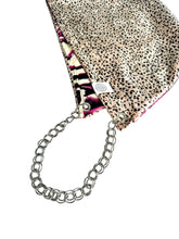 Load image into Gallery viewer, SNOW LEOPARD HOOD w/ CHAIN