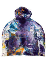 Load image into Gallery viewer, One of a kind Cotton Patchwork Tie-Dye Hoodie (Large)