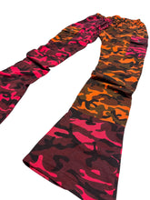 Load image into Gallery viewer, Lava Lands Split Camo Stack Pants (medium 30-32” elastic waist)
