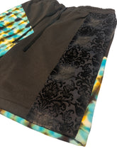Load image into Gallery viewer, Dimensional Dyes Patchwork shorts collab (XL/2XL)
